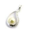 [G1620] - White 'Pearl Beauty' Silver Pendant