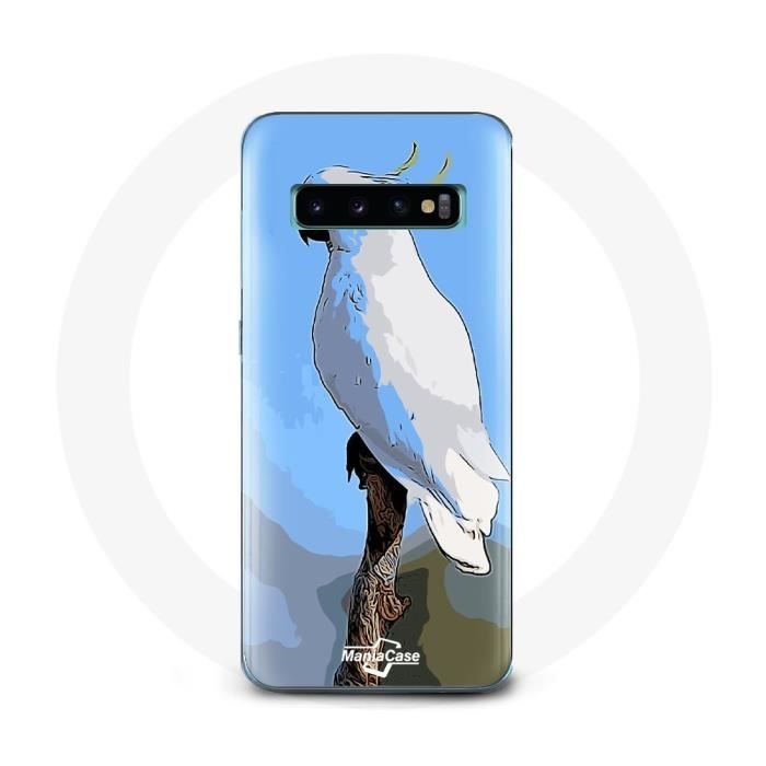 Case for Samsung Galaxy S10 Edge Cockatoo Parrots White Birds
