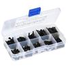300pcs Black Finish Hex Socket Head Screws  for Automotive Maintenance, Household Use.