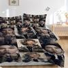 3Pcs Urban Mystery Portraits Bedding Sets For All Sizes New 3D Printed Bed Cover Comforter Duvet Cover Pillowcase Bedroom Decoration