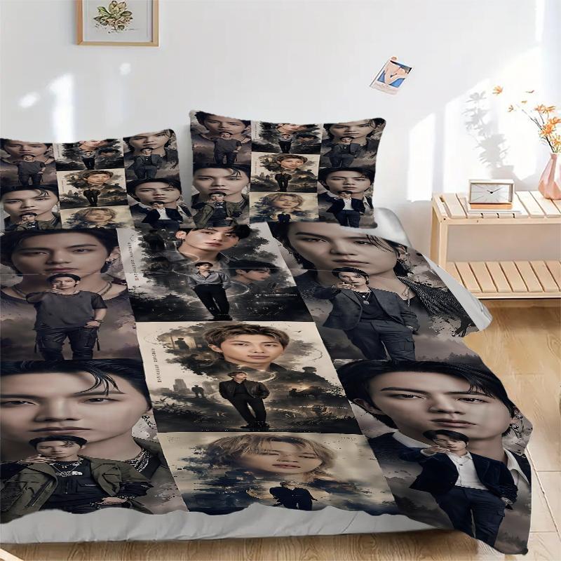 3Pcs Urban Mystery Portraits Bedding Sets For All Sizes New 3D Printed Bed Cover Comforter Duvet Cover Pillowcase Bedroom Decoration