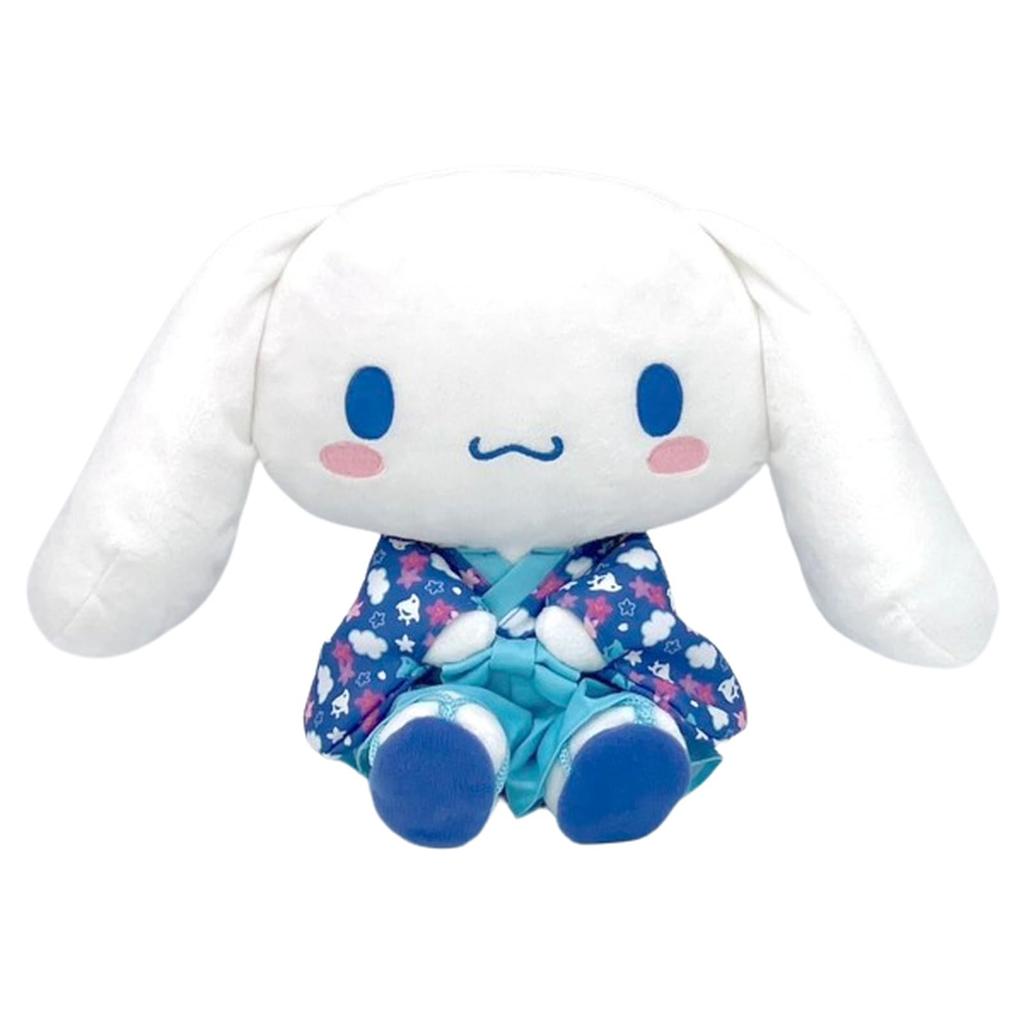 Nakajima Corporation Cinnamoroll Chidori Kimono Plush Toy M 206190-25 H23 X W34 X D15cm