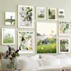 Green Field Nature Spring Plant Windmill Botany Car Canvas Painting Farmhouse Poster Wall Art Picture For Living Room Home Decor