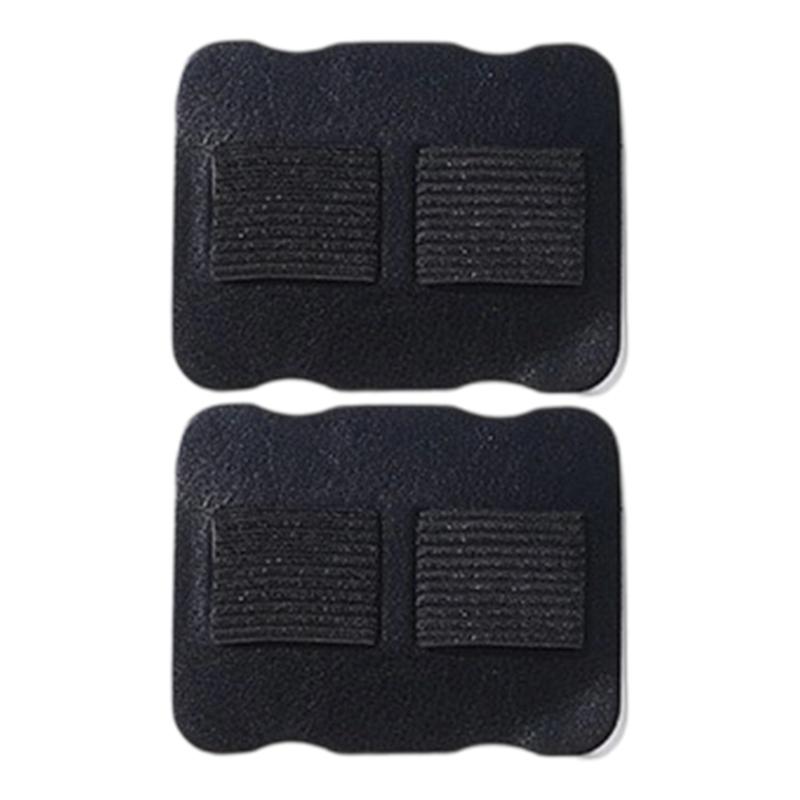 2Pcs Double Slots Leather Pen Organiser Adhesive Pen Organiser with Double Elastic Bands for Hardcover Notebook Planner
