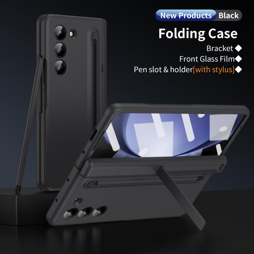 Чехол для телефона Samsung Z Fold8/7 со подставкой для стилуса, защитой шарнира и пленкой полного покрытия