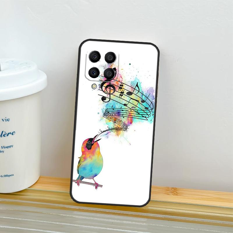 Чехол с музыкальными нотами для Samsung Galaxy M52 M32 M12 M16 M14 M54 M13 M33 M53 M56 M36 M31 M11 M35 M55 M15 M06