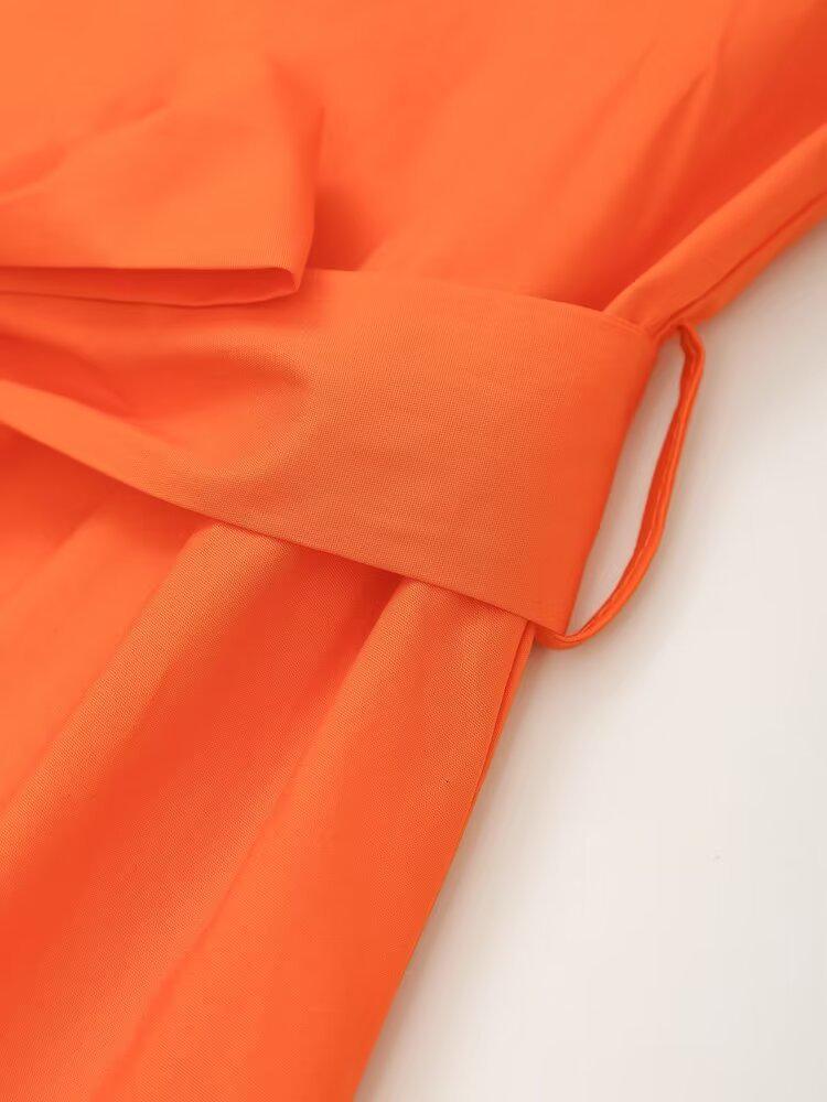 Summer Fashion European & American Women's Puff Sleeve Dress