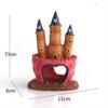 European Luxury Resin Roman Column Ornaments Aquatic Handicraft for Garden Landscaping Fish Tank Aquatic Box Accessories Bag