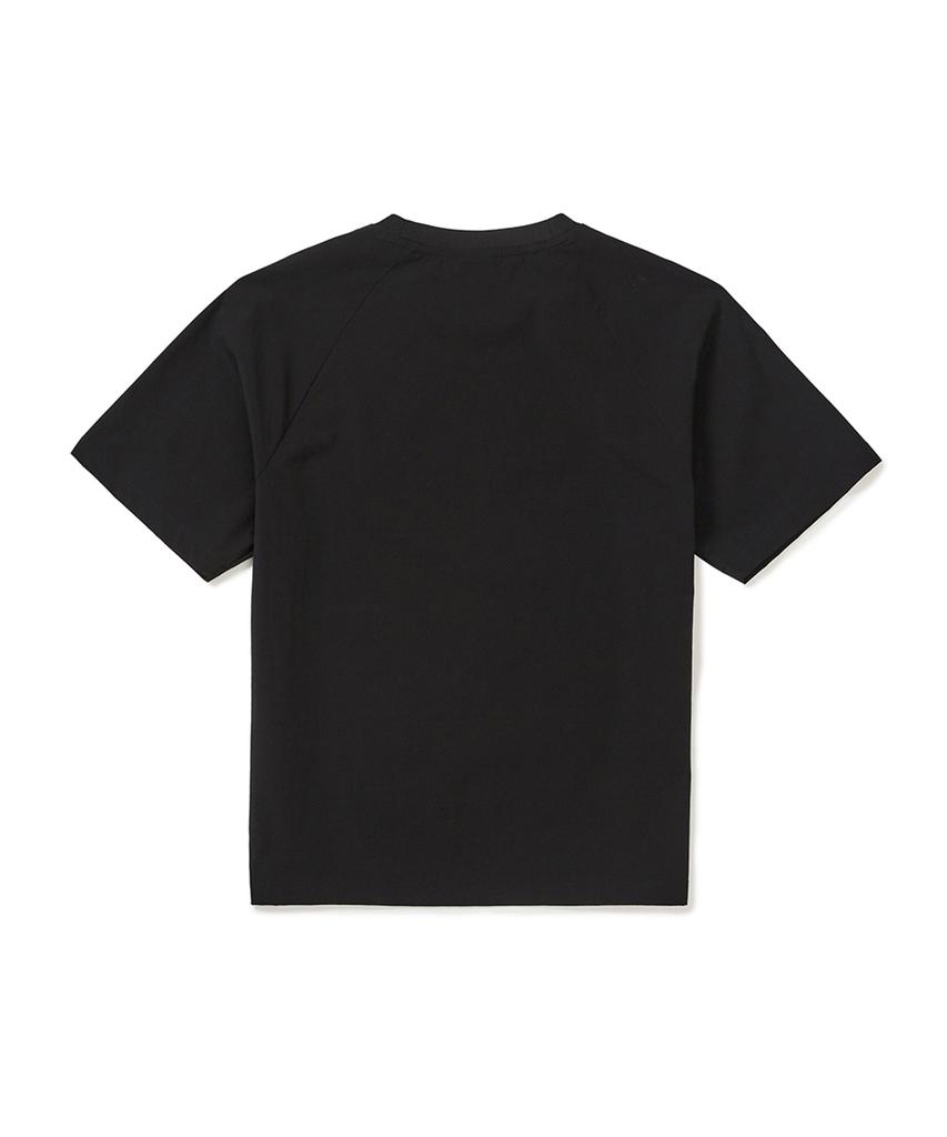 SNOWPEAK APPAREL Airdots Женская базовая футболка с коротким рукавом (S25Mwtts35) черный