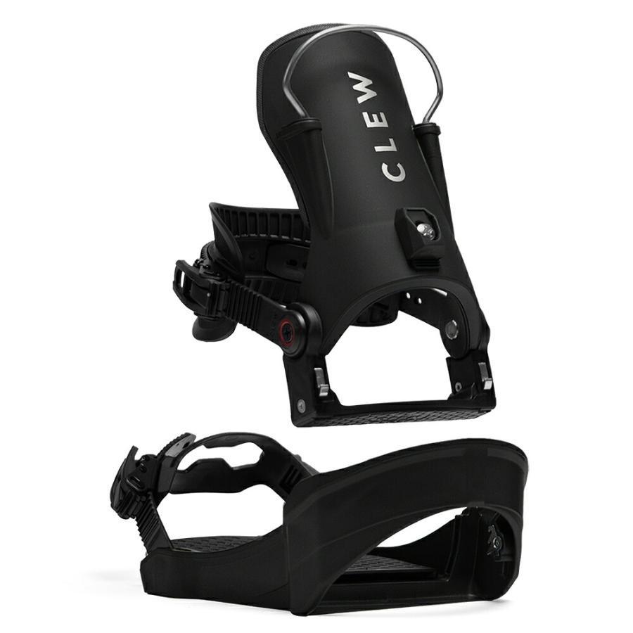 Крепление для сноуборда Clew FREEDOM 1.0 Черное Размер M 26-28 Модель Step JAPAN FS