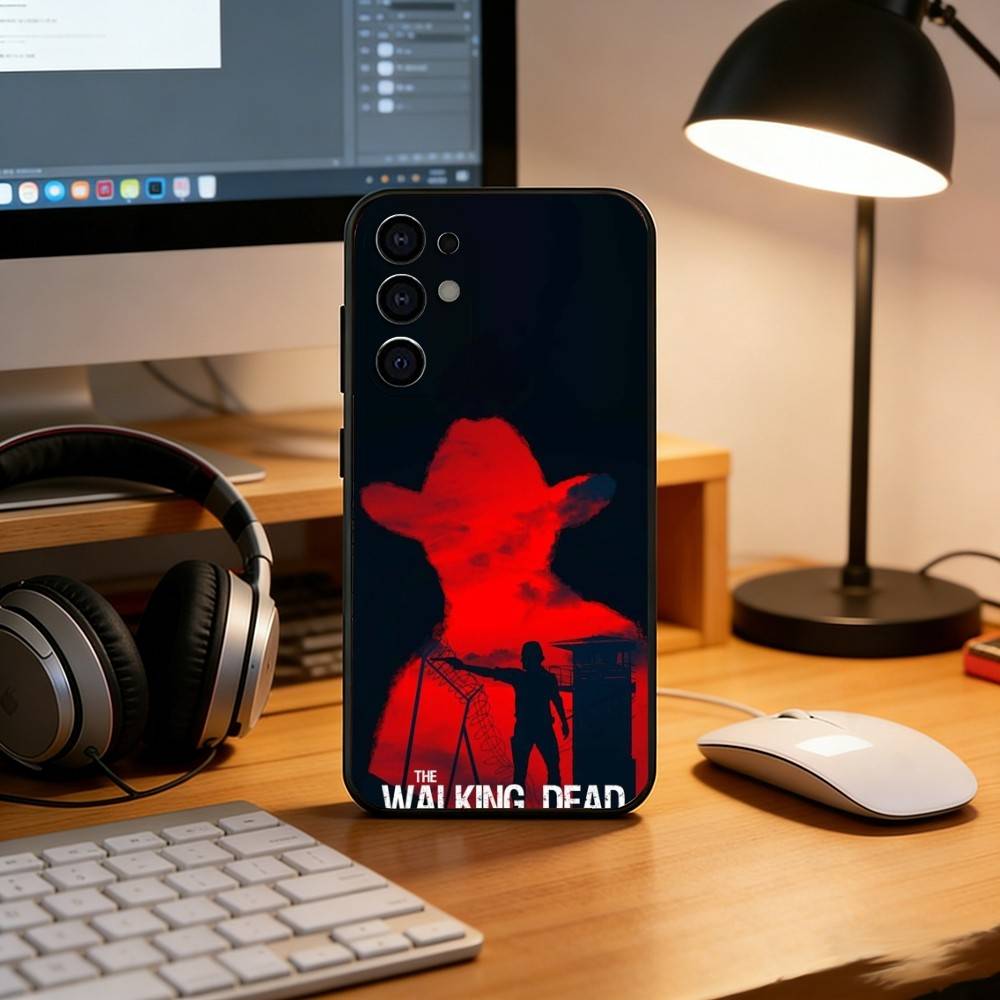 TWE-The Walking Dead Phone Case For Samsung S25,S24,S21,S22,S23,S30,Ultra,S20,Plus,Fe,Lite,Note,10,Black Cover