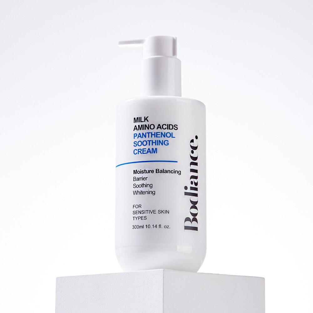 Bodiance Milk Amino Acids Panthenol Soothing Cream 300g