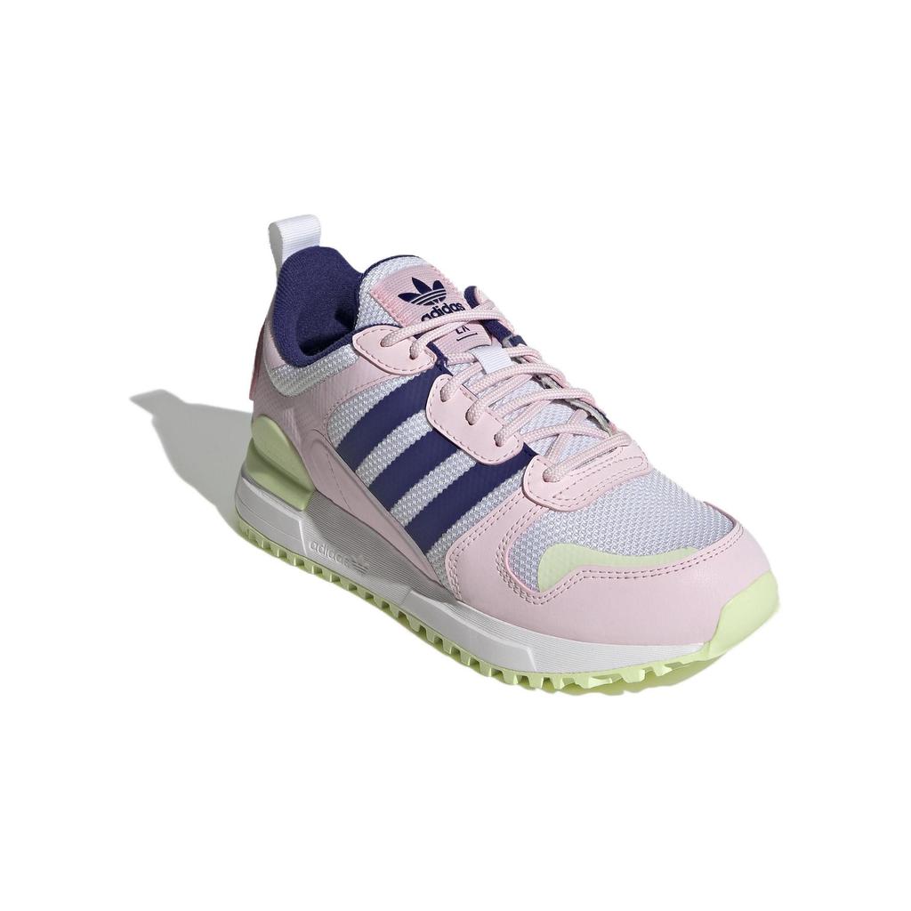 adidas Originals ZX 700 Нескользящие Износостойкие Низкие Детские Беговые Кроссовки Розово-Голубые Подростки GY3310