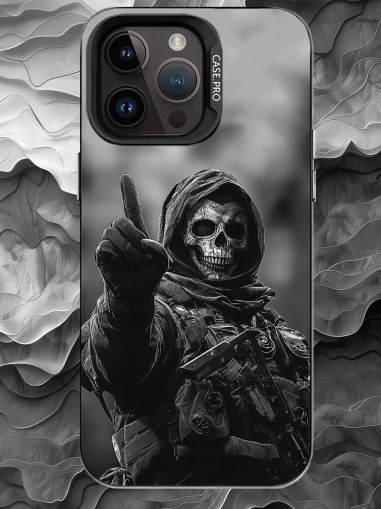 S-Special forces Phone Case For iPhone 17 16 15 14 13 12 11 Pro Max Plus Silver Matte Black Cover