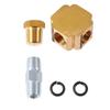 90 Degree 41-inch Turbo Chargers Oil Feed Line Kit T3 T4 T60 T61 T70 1/8 Pnt Turbos Turbo Oil /Water Feed Drain Fitting Line Kit