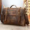 Сумка через плечо из натуральной кожи в стиле ретро, мужская деловая сумка, повседневная сумка на одно плечо