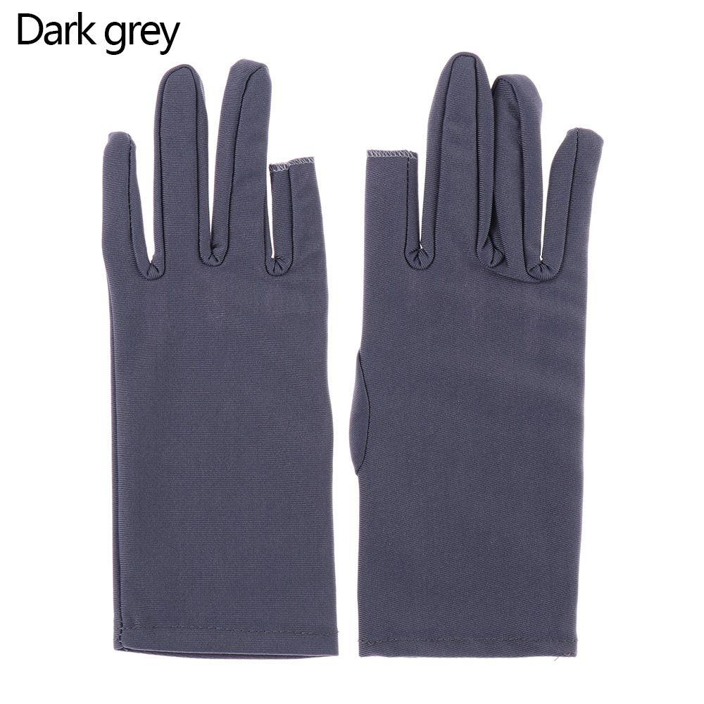 Sun Protection Two Finger Touch screen Driving Gloves Summer Mittens Thin Spandex Gloves