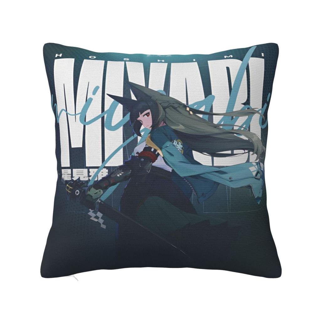 Zzz Deadly Assault Ellen Nicole Miyabi Pillowcases Cushion Cover Zenless Zone Zero Throw Pillow Cover Multiple Sizes