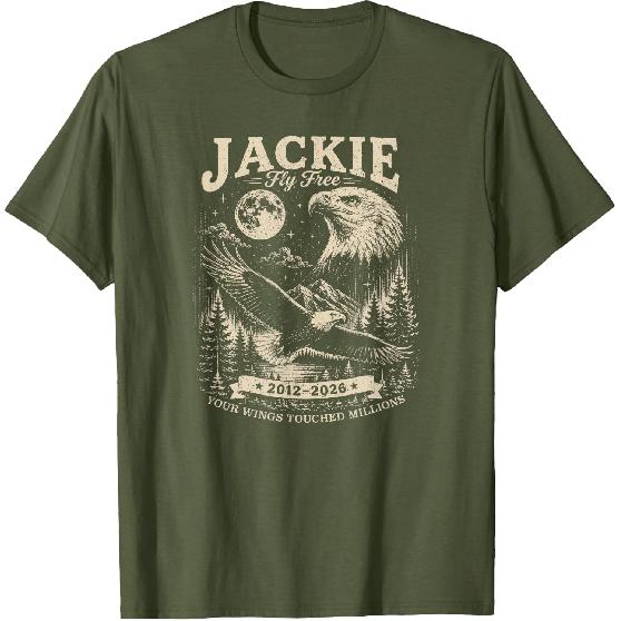 Jackie and Shadow Big Bear Lake Bald Eagle Memorial Tribute T-Shirt