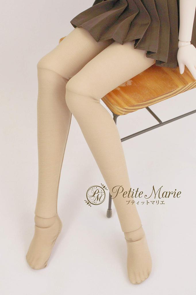 Petite Marie DDP Совместимые Прозрачные и Мягкие Подходят для 50см BJD Кукол 1/3 Универсальные Колготки, Бежевые, [№0049]
