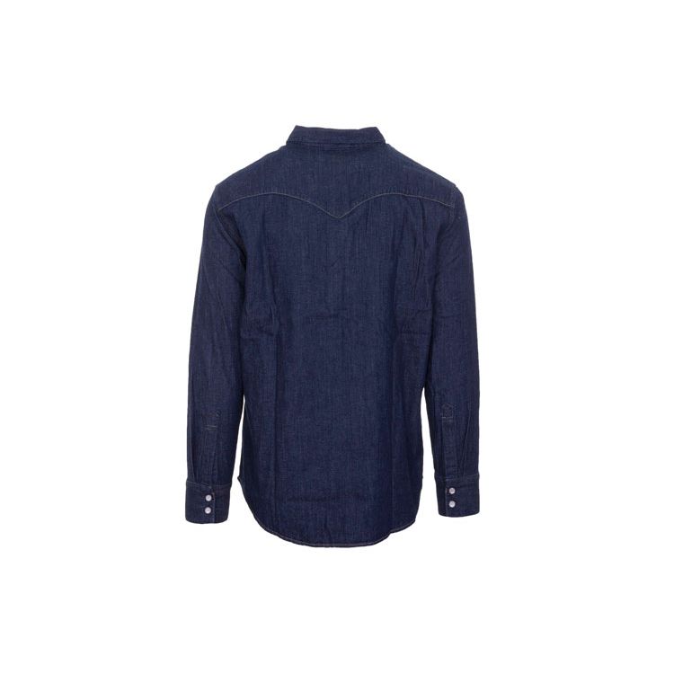 Levi's Мужская джинсовая рубашка Barstow Western, стандартный крой, синяя 85744-0000