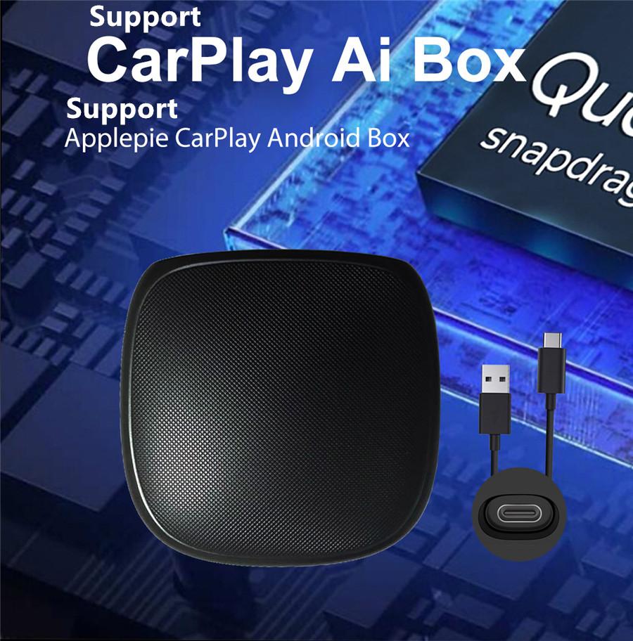 4G Lte Carplay Мини Android Бокс Поддержка Беспроводного Carplay Ai Бокса Автомобильный Мультимедиа-Плеер 4+64Гб o Навигация