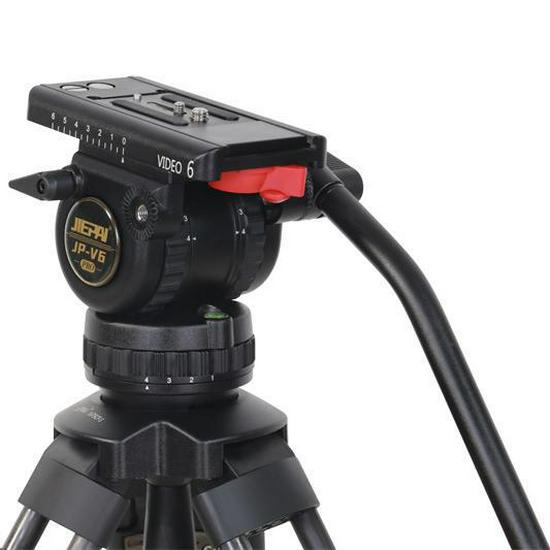 Легкий гидравлический штатив 8K Shot V6 CF-S с быстросъемной площадкой