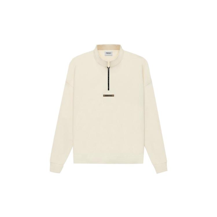 Fear of God Essentials SS21 Mockneck Half Zip Buttercream Men's FOG-SS21-576