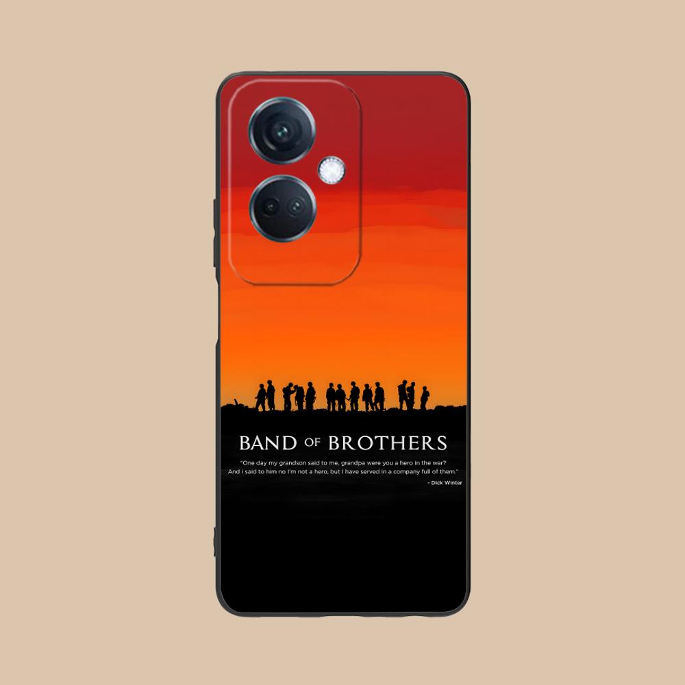Чехол для телефона Band of Brothers для OPPO Reno 14 13 12 11 10 9 8 7 6 5 F T Pro 5G Мягкий ТПУ Ударопрочный Чехол