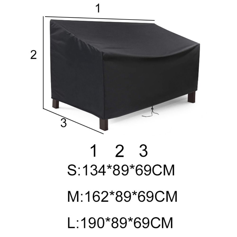 Furniture Dust Cover Courtyard Bench Cover UV Resistant Seat Protective Cover  Outdoor