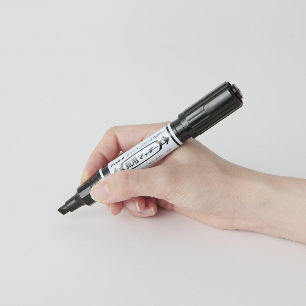 Zebra Makiki for Water-Based Pens, Black, Paper, 10-Piece Set, B-WYT5-BK