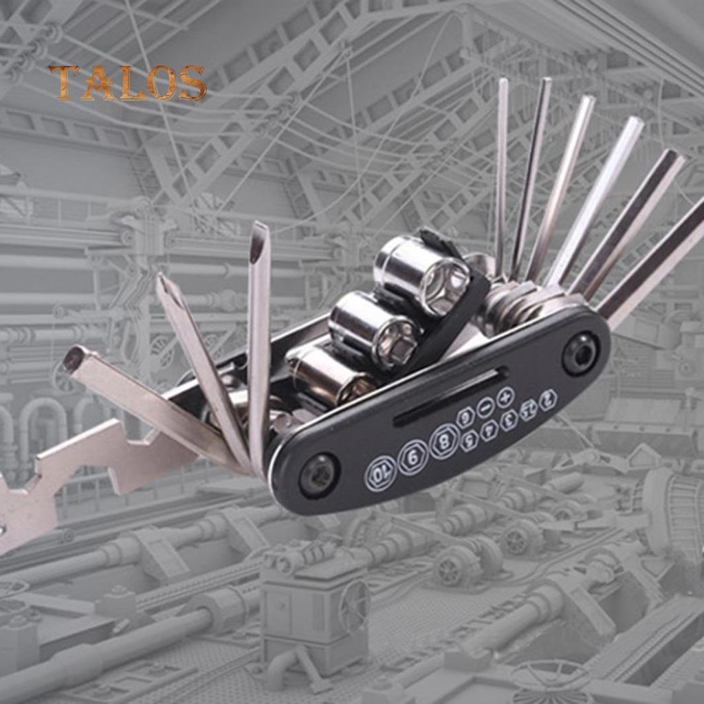 Набор инструментов 16 в 1 для ремонта велосипеда