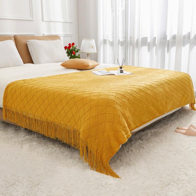 31 тип шерстяных одеял Nordic Diamond Knitted, одеяла для изголовья кровати, одеяла для дивана, декоративные одеяла, декоративные одеяла для домашнего кондиционирования