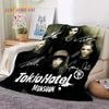 Rock Band Tokio Hotel Билл Каулитц Мягкое фланелевое одеяло для кровати, спальни, дивана, пикника, Плед для укрытия, активного отдыха на природе, подарок