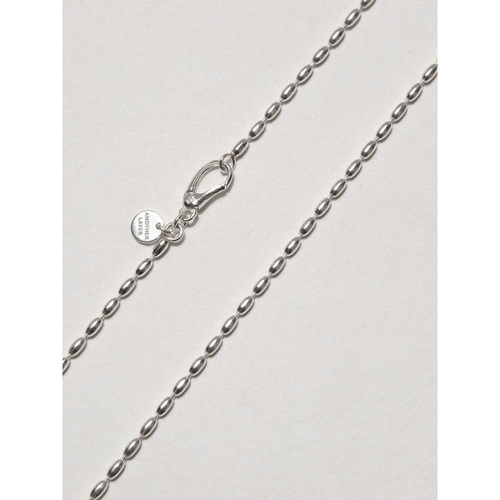 Egg Ball Chain Necklace (Silver925)(2Color)