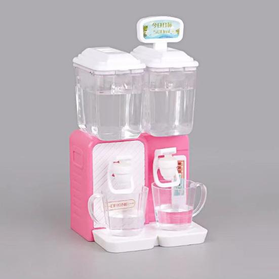 Милый мини-кувшин для воды, игрушечный симулятор, кулер для воды, мультяшный кухонный питьевой фонтанчик, детские игровые домики с отдельными резервуарами