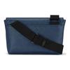 Montblanc Solid Color M Buckle Leather Handheld Shoulder Crossbody Bag Men bags Ink-Blue 198373