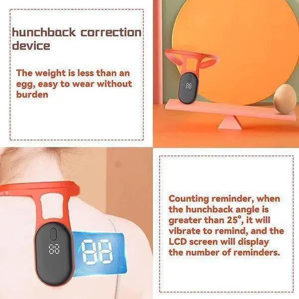 Ультразвуковой портативный лимфатический успокаивающий инструмент для коррекции фигуры, портативный массажер для мужчин и женщин, умный датчик, корректор осанки для сидения