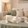 3D Printed Kitten Planter Irregular Shape Desktop Decoration Cute Cat Plant Pot  Gardening Gift