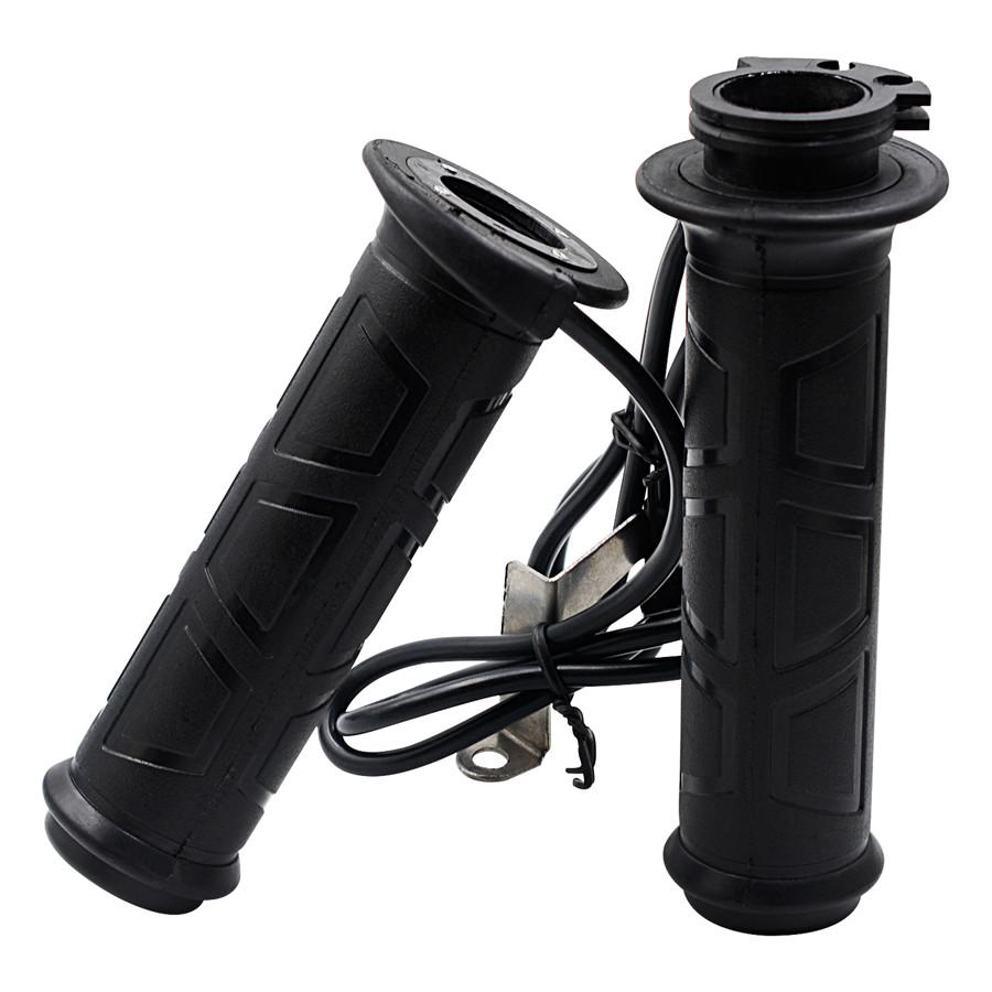 NEW 22MM Motorcycle Electric Heated Handlebar Grips Hand Heater Warmer W/ Switch