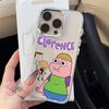 Funny C-Clarence Phone Case for Samsung Galaxy S25 S24 S23 S22 S21 S20 Note20 FE Ultra Edge Plus 4G 5G Transparent Soft Cover