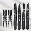 4Pcs Professional Tweezers Set Perfect For Eyebrow Hair Removal False Eyelashes Tweezer Makeup Tool