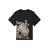 Футболка Palm Angels Desert Skull Over Tee, черная/многоцветная, мужские топы PMAA059F20JER0031084