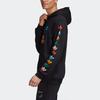 Adidas Originals Trefoil Cts Multi Hdy Цветная толстовка с буквенным принтом Мужская толстовка с капюшоном черная GP4439