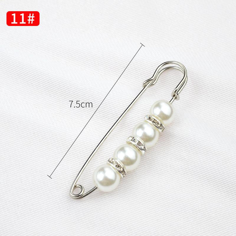 Булавка на талию с жемчужной летней брошью, пряжка для джинсов Anti-Exposure