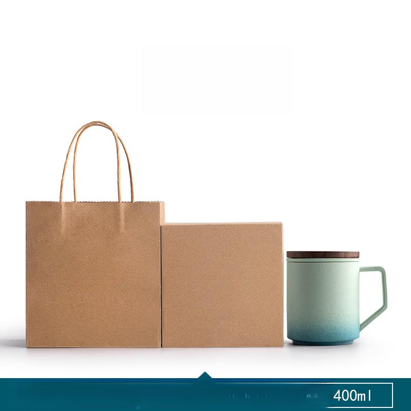 Керамическая кружка для чая с крышкой и фильтром, женская, мужская, офисная, чашки для разделения чая