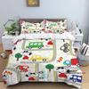 3D-Printed "Snoopy" Series Bedding Set with Cute Cartoon Patterns — Duvet Cover and Pillowcases Available for Customization