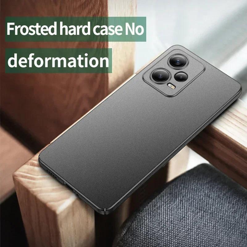 Матовый ударопрочный чехол из жесткого поликарбоната для Redmi Note 14, легкий, ультратонкий, матовый чехол для XIAOMI Redmi Note 12 13 Pro Plus 4G 5G 5 G