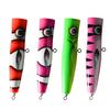 Wooden Sea Fishing Bait Popper Trolling Lure Fake Bait 40g 60g 70g 80g 100g 120g Fishing Tackle