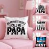 Call Me Papa Cushion Cover Comfort Sofa Bed Silky Elegant Invisible Zipper Decorative Holiday Gifts